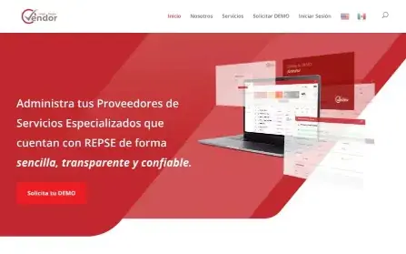 Sitio web de Vendorlegal
